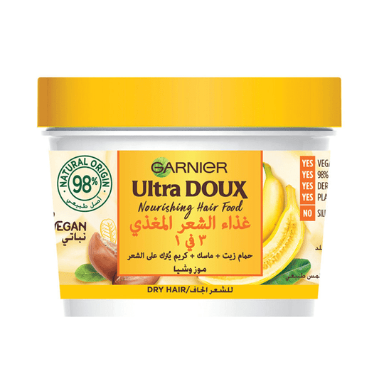 Garnier Ultra Doux Banana & Shea 3-In-1 Hair Food - 390ml