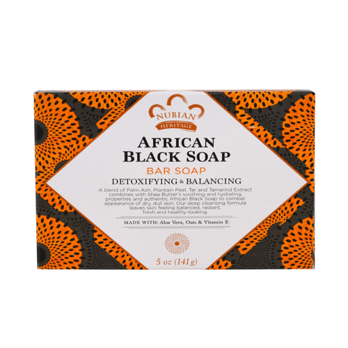 Nubian Heritage African Black Soap Bar -142g