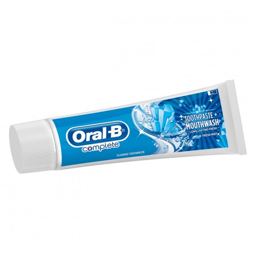 Oral-B Complete Mouthwash and Fresh Mint Toothpaste - 100ml