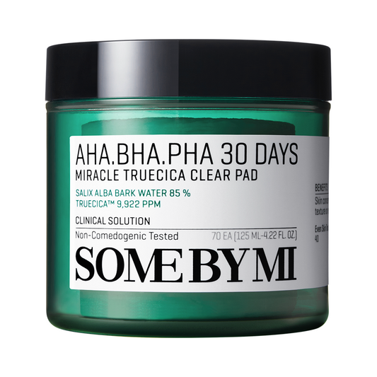 البعض بواسطة Mi AHA. بها. PHA 30 Days Miracle Truecica Clear Pad - 70 وسادة