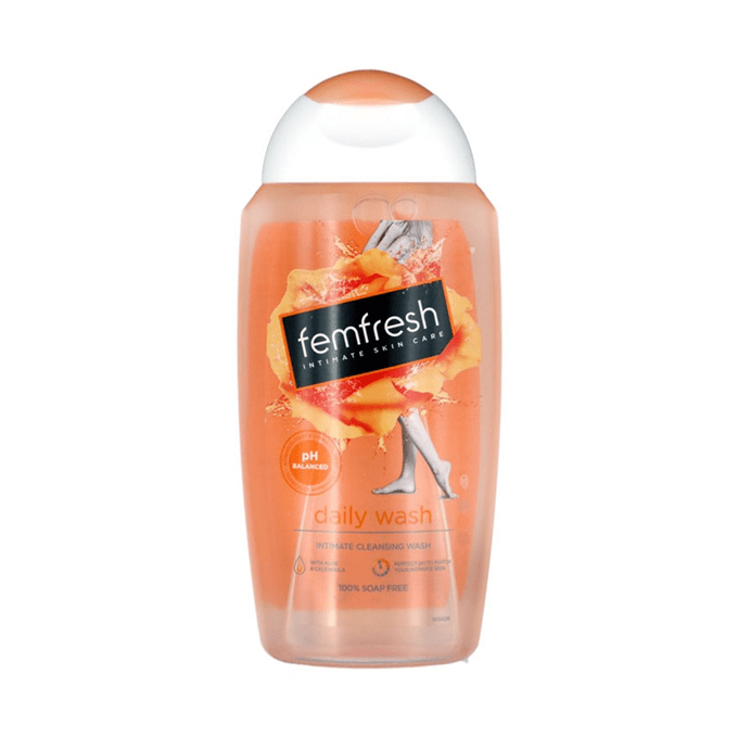 Femfresh Daily Intimate Wash with soothing aloe vera pH-balanced - 250ml