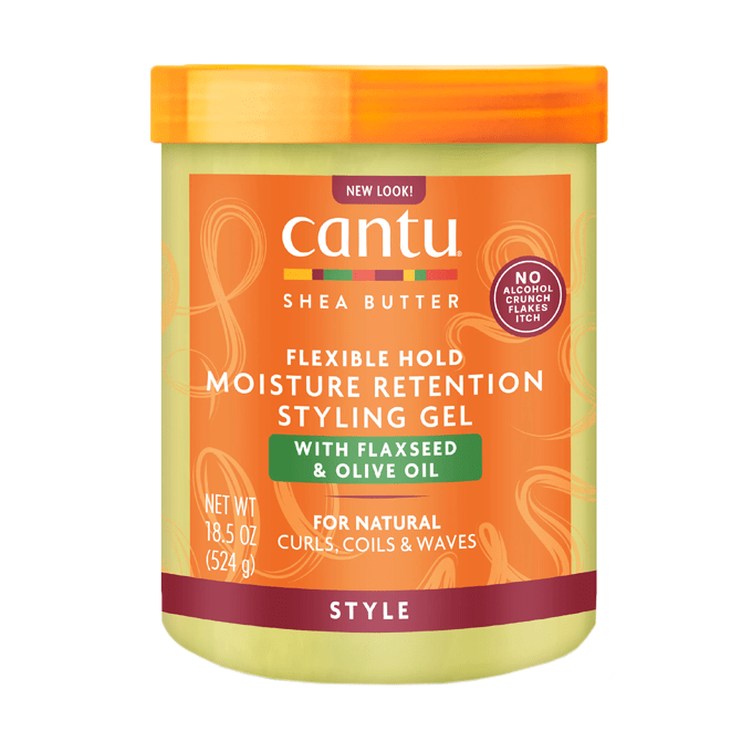 Cantu Shea Butter Flexible Hold Moisture Retention Styling Gel With Flaxseed & Olive Oil - 524g