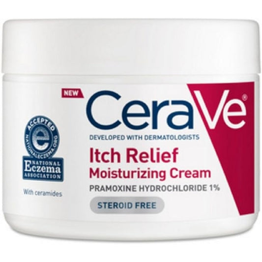 CeraVe Itch Relief Moisturizing Cream Tub 12 oz
