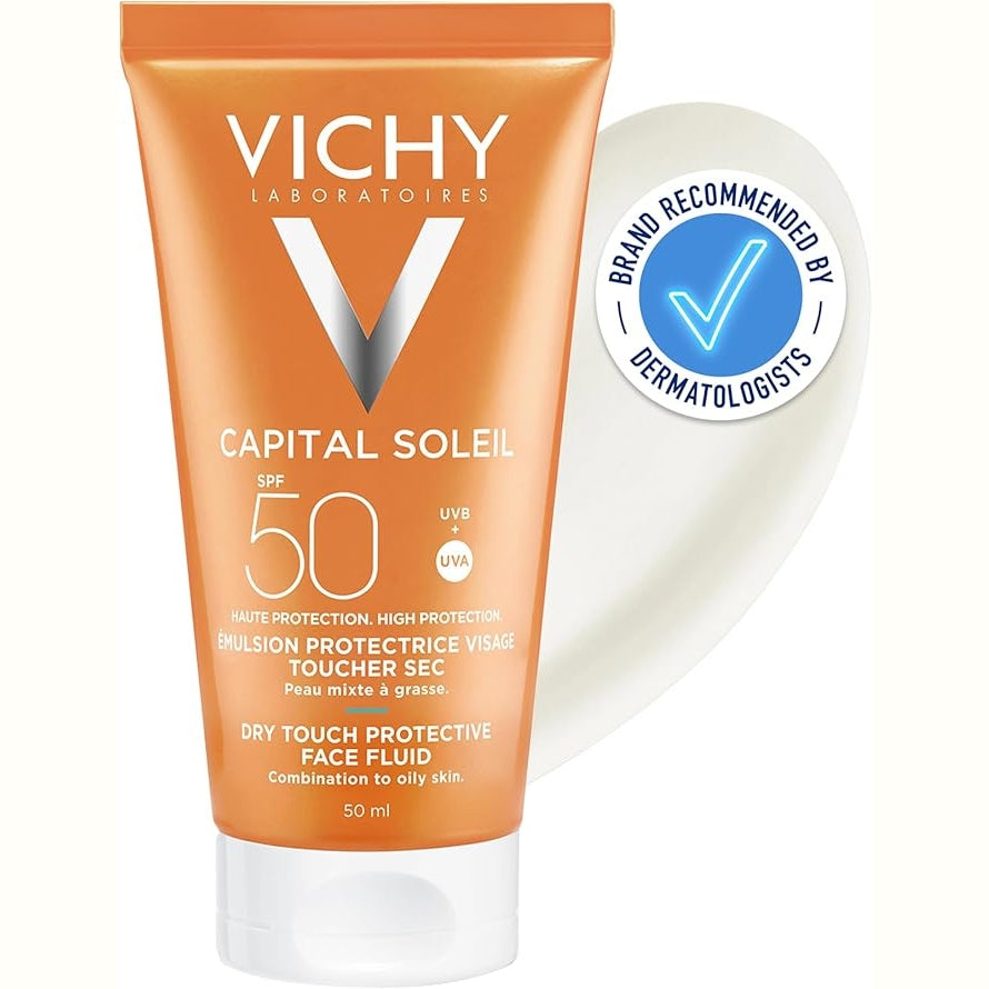 Vichy Ideal Soleil Mattifying Face Fluid Dry Touch Spf 50, 50 Ml