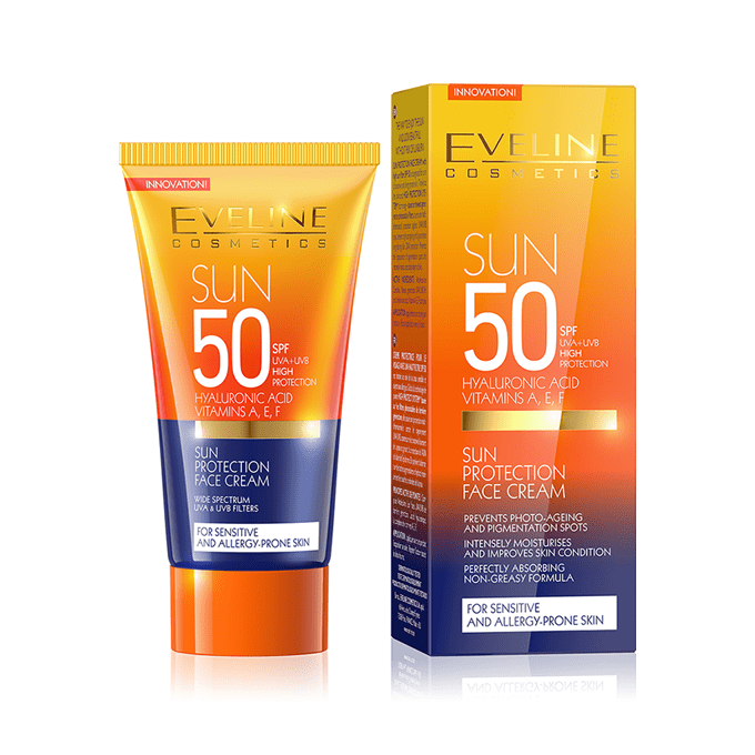 Eveline Sun Protection Face Cream SPF50 - 50m