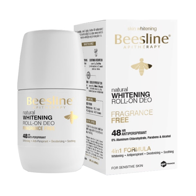 Beesline Whitening Roll-on Deodorant - Fragrance Free