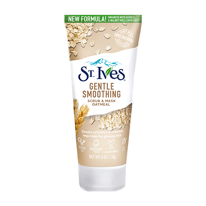 St. Ives Gentle Smoothing Oatmeal Scrub & Mask - 170g