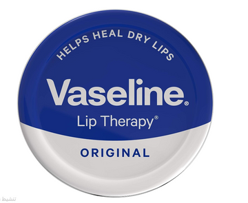 Vaseline Lip Therapy Petroleum Jelly Original for Men - 0.7 oz Lip Balm