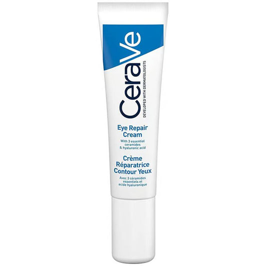 CeraVe Eye Repair Cream for Dark Circles and Puffiness with Hyaluronic Acid 14mL