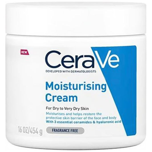 CeraVe Moisturizing Cream for Dry Skin with Hyaluronic Acid 454g