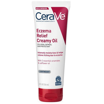 CeraVe Soothing Eczema Creamy Oil Lightweight Moisturize 236ml